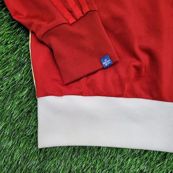 ADIDAS Track Jacket Medium 20x27 Fish Shoes All-Over-Print - Picture 12 of 16